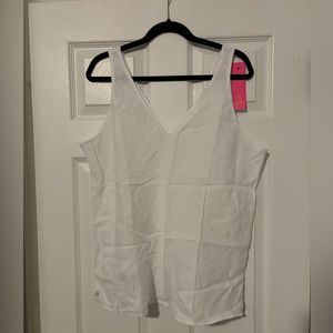 NWT Lilly Pulitzer Florin Sleeveless Linen Top size L